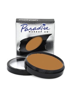 mehron Mehron Makeup Paradise Makeup AQ Pro Size | Stage & Screen, Face & Body Painting, Special FX, Beauty, Cosplay, and Halloween | Water Activated Face Paint & Body Paint 1.4 oz (40 g) (Light Brown)  - Image 1