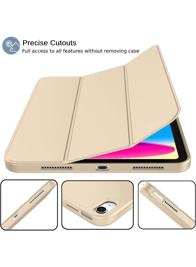 راكسوم حافظة لجهاز iPad 2022 من الجيل العاشر مقاس 10.9 بوصة - غطاء ذكي رفيع مع حامل قلم وحامل ثلاثي الطيات قابل للتعديل - Image 2