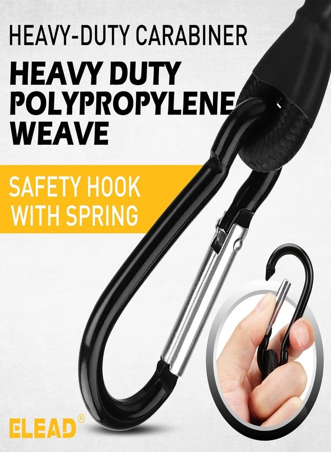 ELEAD 6 Piece Bungee Cords with Hooks 12 Inch - Image 5