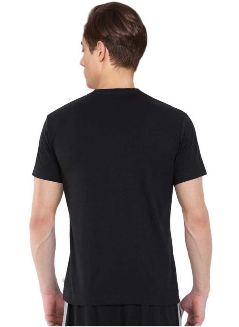 SANTHOME Plain round neck t-shirts for men  - Image 5