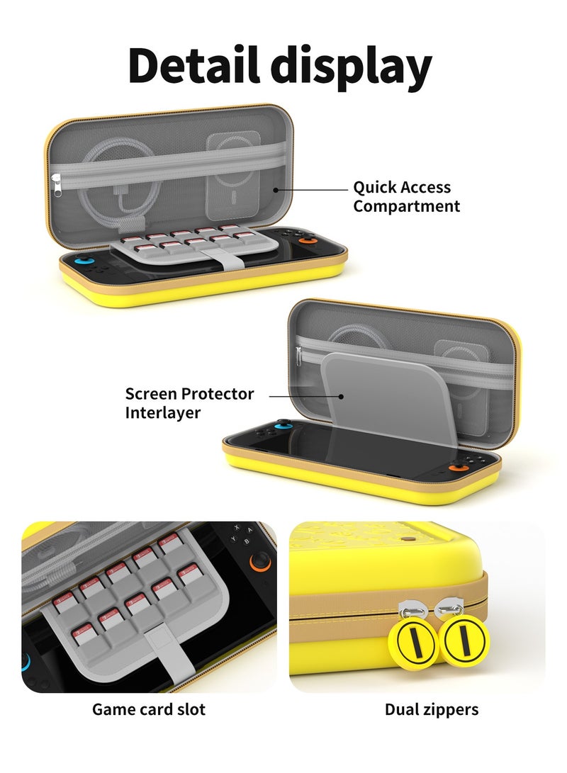 بيكسنست حقيبة حمل لجهاز نينتندو سويتش 2 2025، حقيبة سويتش 2، حقيبة حمل بنمط سيليكون منقوش ثلاثي الأبعاد لجهاز سويتش 2، ملحقات وحدة التحكم في الألعاب - Image 4