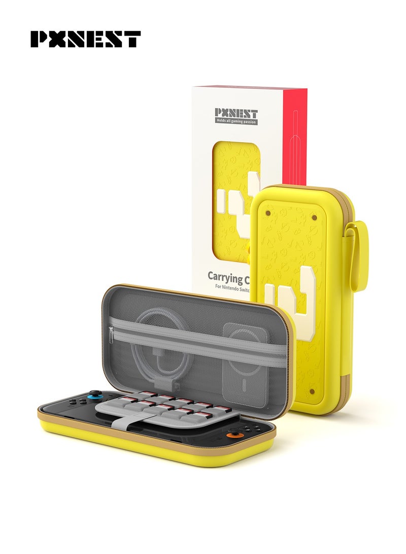 بيكسنست حقيبة حمل لجهاز نينتندو سويتش 2 2025، حقيبة سويتش 2، حقيبة حمل بنمط سيليكون منقوش ثلاثي الأبعاد لجهاز سويتش 2، ملحقات وحدة التحكم في الألعاب - Image 2