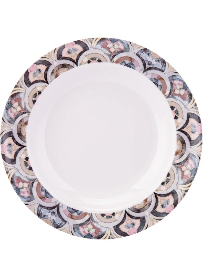AKDC M/Mine Soup Plate L(23cm) xW(23cm) xH(3cm) White - Image 1