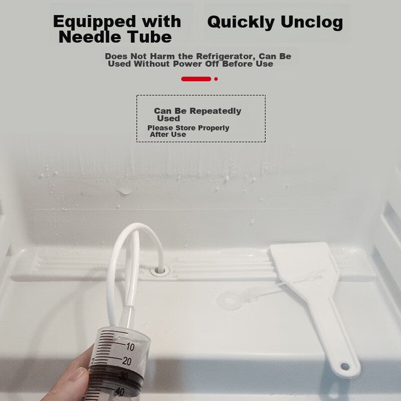 Dipuer Refrigerator Drain Cleaner, Household Water Pipe Cleaning Tool, Cleaning Device, Drainage And Washing Hole Opener, Cleaning And Unclogging Tool - Image 3