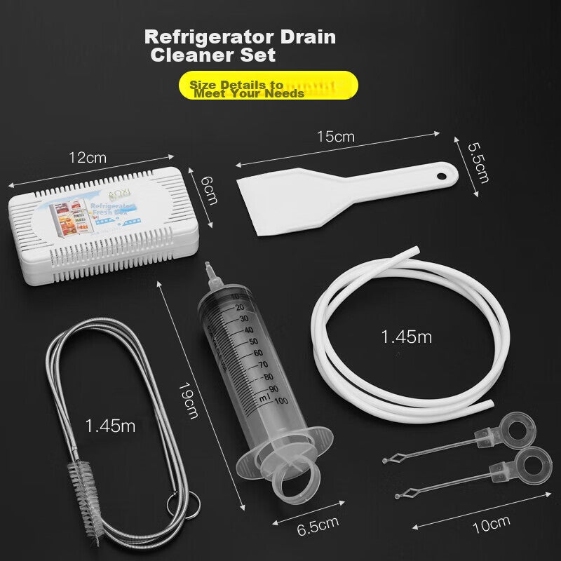 Dipuer Refrigerator Drain Cleaner, Household Water Pipe Cleaning Tool, Cleaning Device, Drainage And Washing Hole Opener, Cleaning And Unclogging Tool - Image 4