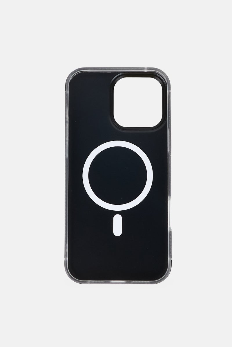 LEVELO حافظة حماية سيليكون مات غير لامع آيفون 16 برو ماكس، أسود - Image 3