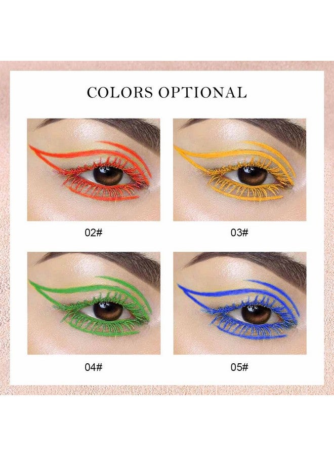 Kilshye Colorful Mascara Fiber Mascaras Thick Eyelash Wataerproof Eyelashes Thicker Long Lasting Eyes Makeup For Women And Girls Pack Of 1 (B Green) - Image 4