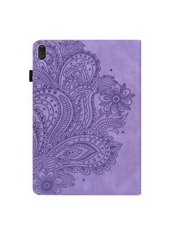 erorex Case For Lenovo E10 Peacock Embossed Pattern TPU + PU Horizontal Flip Leather Case with Holder & Card Slots & Wallet & Sleep / Wake-up Function  - Image 2