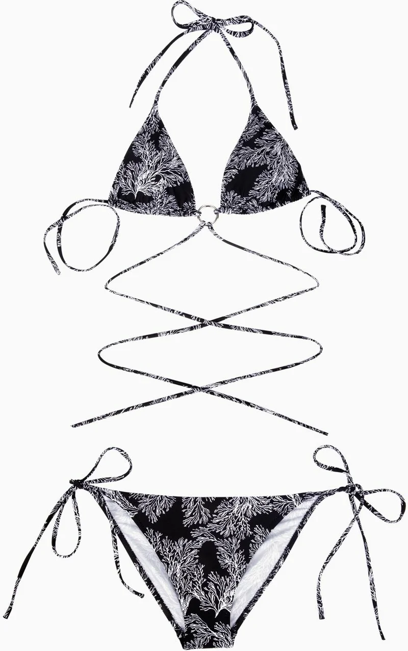 اي يلديز Crescent Moon 40712 Black Bikini Set