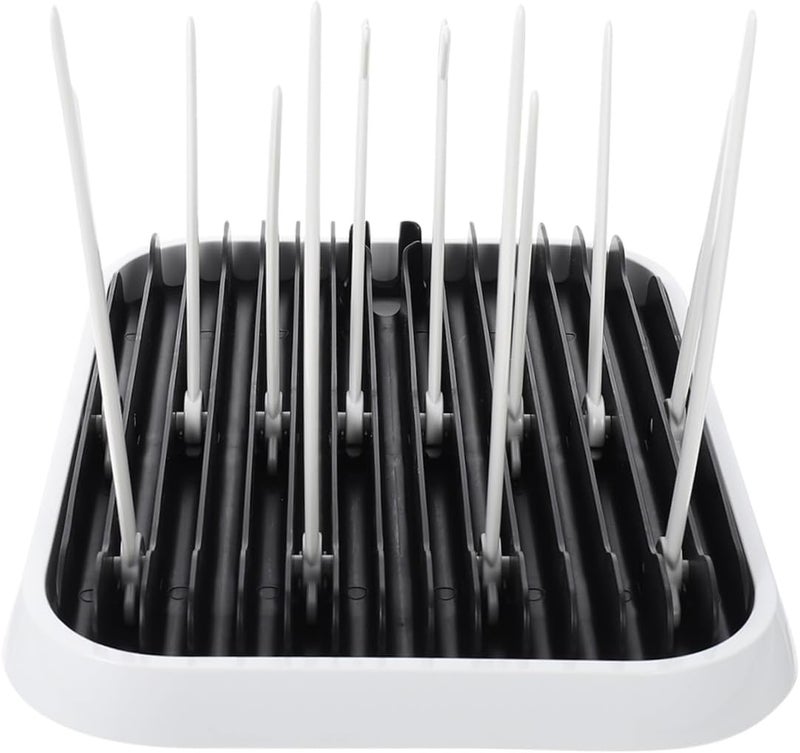 Multifunctional Bottle Drying Rack Durable and Practical Holder for Easy Storage Organizer for Bottles and Cups Black Color - Image 1