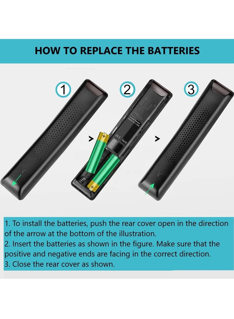 ELTRAZONE [2 Pack] Universal TV Remote Control for Samsung-TV-Remote, Compatible for All Samsung Smart Curved Frame QLED LED LCD TVs with battery - Image 5