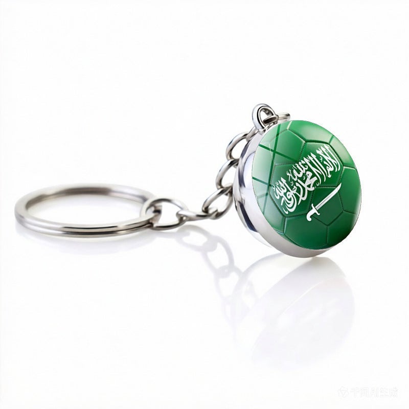 2026 FIFA World Cup USA Canada Mexico Zinc Alloy Keychain Fan Souvenir Mascot Pendant - Image 1