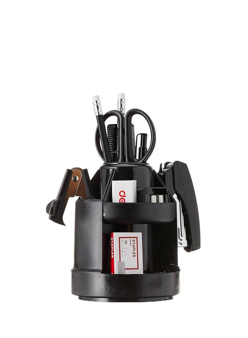 Deli Rotary Desk Organiser With Accessories Set - Image 4