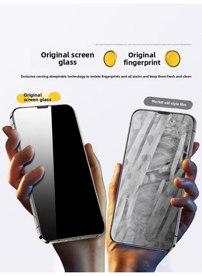Generic - Applicable To For Iphone 15/14 Tempered Film For Iphone13promax Mobile Phone Film 12 Film 11 X Full Screen 15pr-Colour:[ultra Clear Style★Pack Of 2] Original Screen Glass◆50 Times Anti-fall And Anti-fingerprint◆Explosion-proof Upgrade◆Ar Anti-reflection-Size:For Iphone 15 Pro Max - Image 1