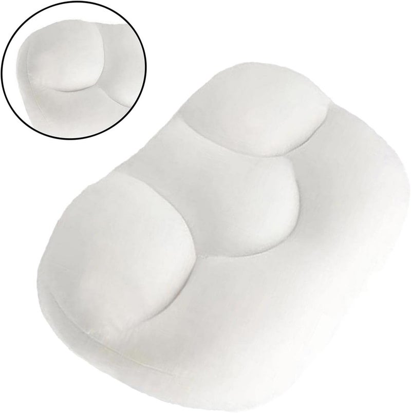 klarako20'' Allklarakoround Sleep Pillow Egg Sleeper Memory Foam Orthopedic Neck Pillows Gifts klarakoWhite - Image 3