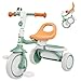 besrey Toddler Tricycle with Bell Kids Tricycle Age 18 Months to 5 Years Kids Trike Toddler Bike for 25 Year Olds Baby Trike Gifts Toys for Boys Girls Green - Image 3