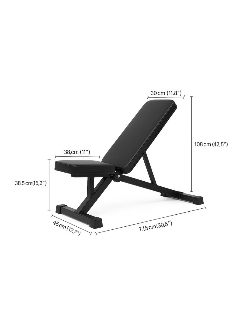 الكوتش مقعد رفع أثقال قابل للطّي والتّعديل - Image 2