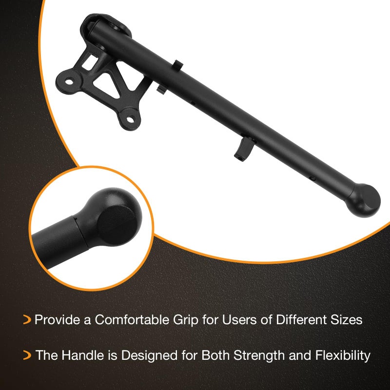 HQPASFY Auxiliary Truck Bed Handle Compatible with Chevy Silverado, GMC Sierra 1500, 2500 3500 HD 2019-2024, Rear Assist Handle, Pickup Box Aux Up and Down Armrest-Replaces# 85116689 - Image 4