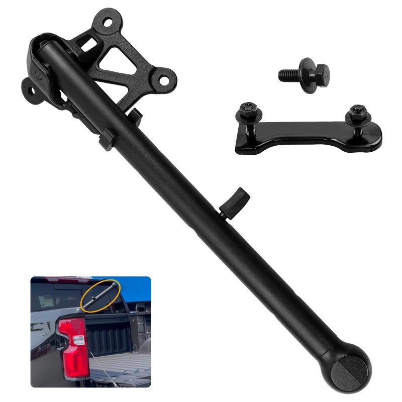 HQPASFY Auxiliary Truck Bed Handle Compatible with Chevy Silverado, GMC Sierra 1500, 2500 3500 HD 2019-2024, Rear Assist Handle, Pickup Box Aux Up and Down Armrest-Replaces# 85116689 - Image 1