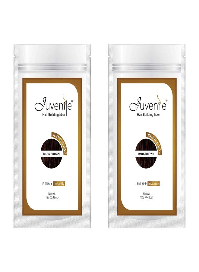 جوفينايل عبوة إعادة تعبئة ألياف شعر الأطفال باللون البني الداكن 24 جم - Image 2