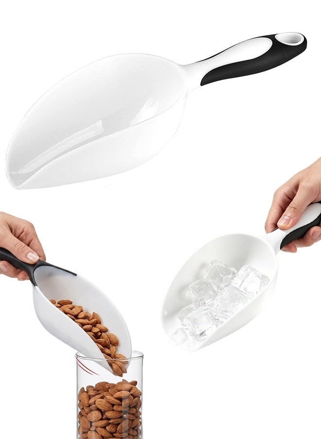 Multifunctional Kitchen Food Scoops, Ice Scoop, All-Purpose Utility Ice Scoop for Candy Flour Rice Popcorn Pet Food - Image 1