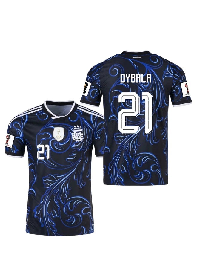 2026-2027 Argentina away short-sleeved football jersey #21 DYBALA football jersey adult size gift for fans and friends - Image 1