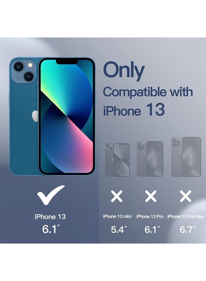 Jetech Silicone Case for iPhone 13 6.1-Inch, Silky-Soft Touch Full-Body Protective Phone Case, Shockproof Cover with Microfiber Lining (Cobalt Blue) - Image 2