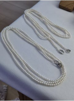 natural pearl necklace white