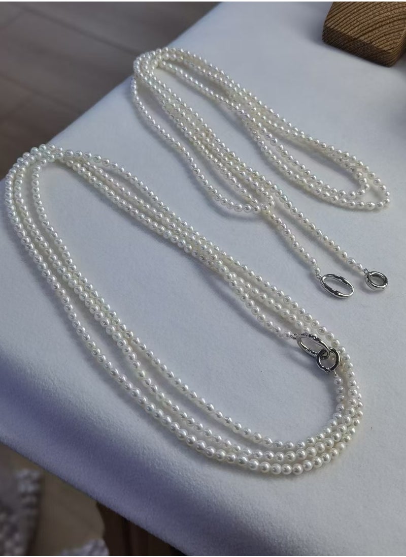 Generic - natural pearl necklace white - Image 1