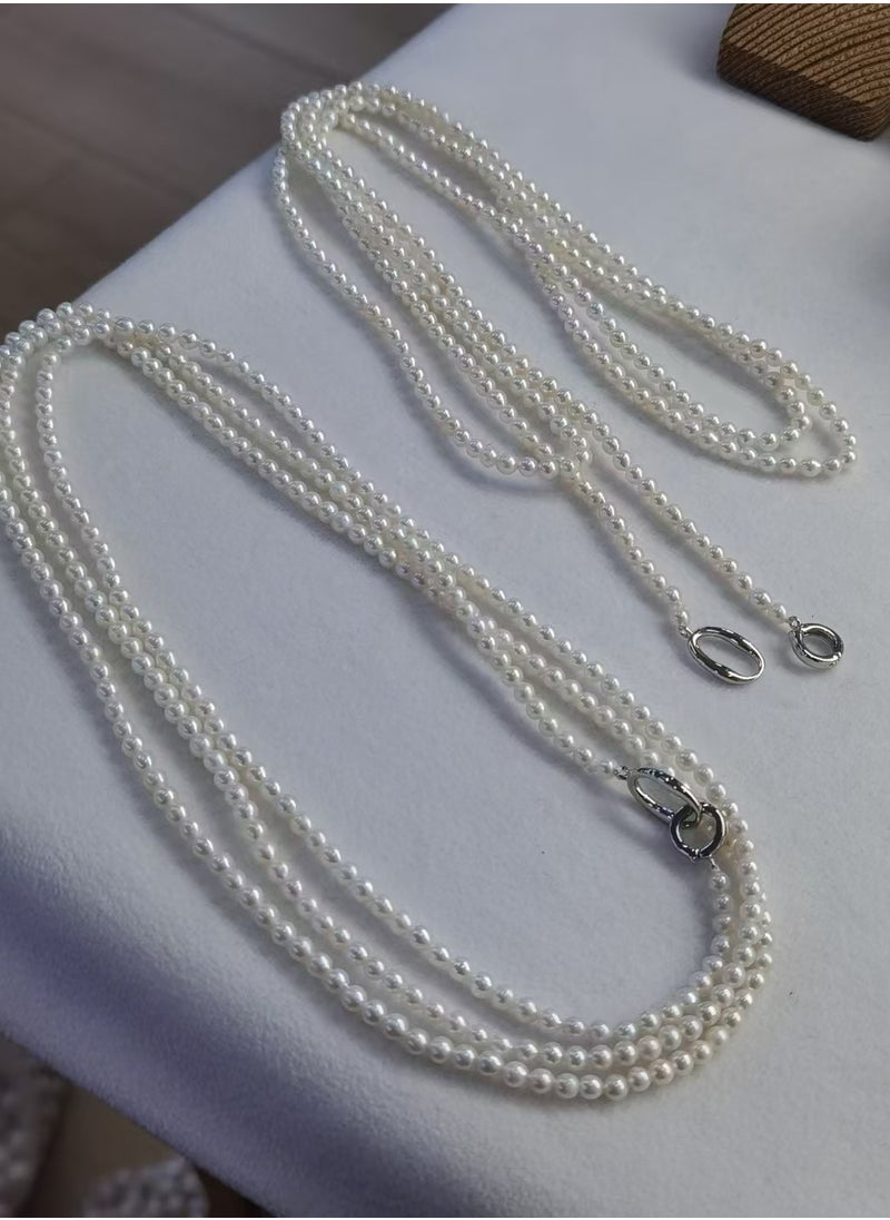 Generic - natural pearl necklace white - Image 1