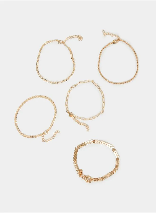 Styli Set of 5 - Assorted Chain Anklet