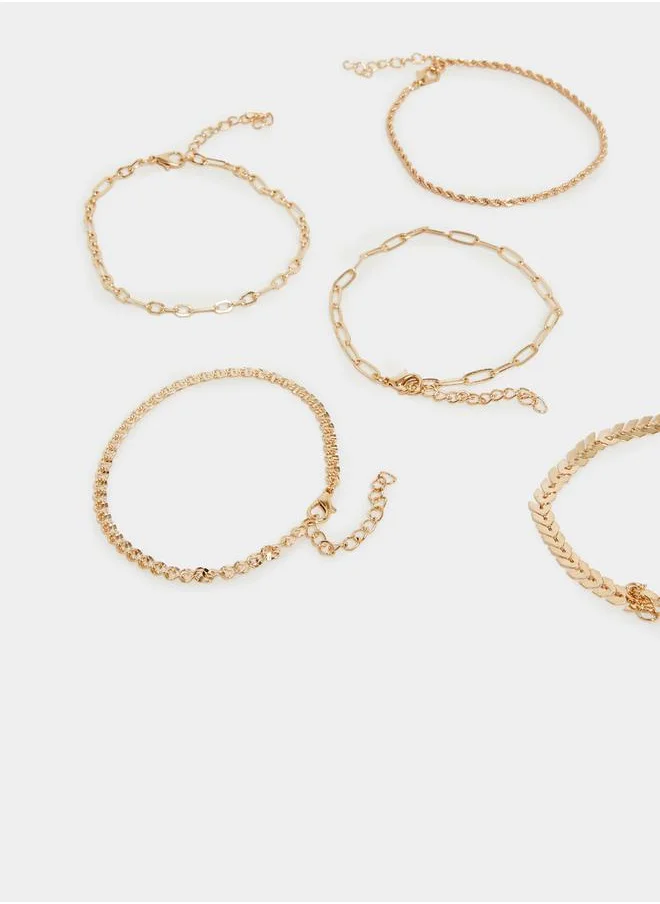 Styli Set of 5 - Assorted Chain Anklet