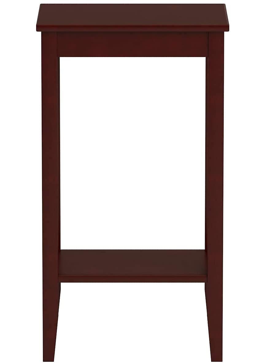 Umark - umark Tall Table Wooden Table Side Tabel Sheesham Wood Table Long Bar Table Natural Walnut - Image 1