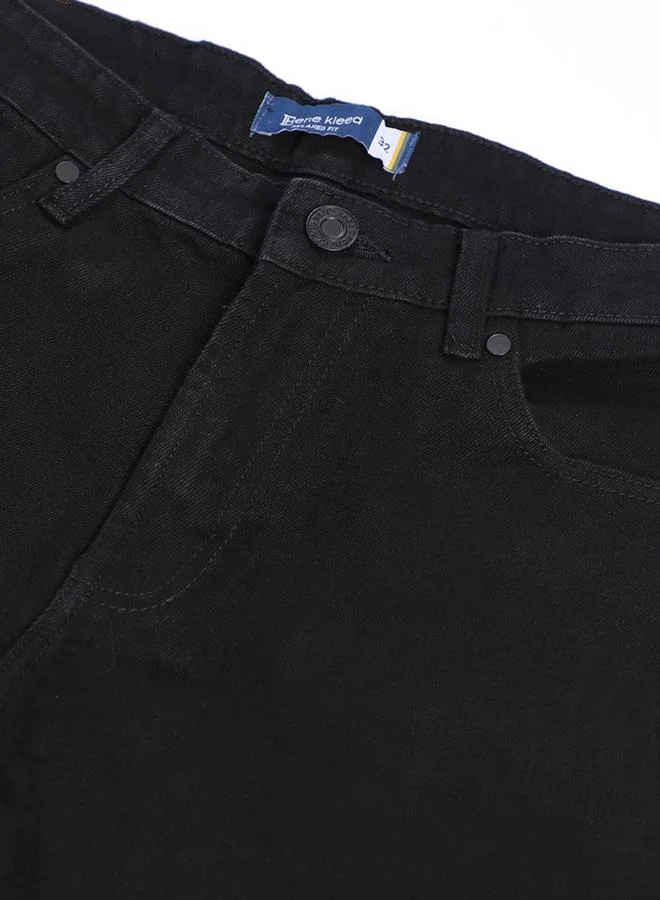 Styli Men Black Relaxed Fit Jeans By Bene Kleed