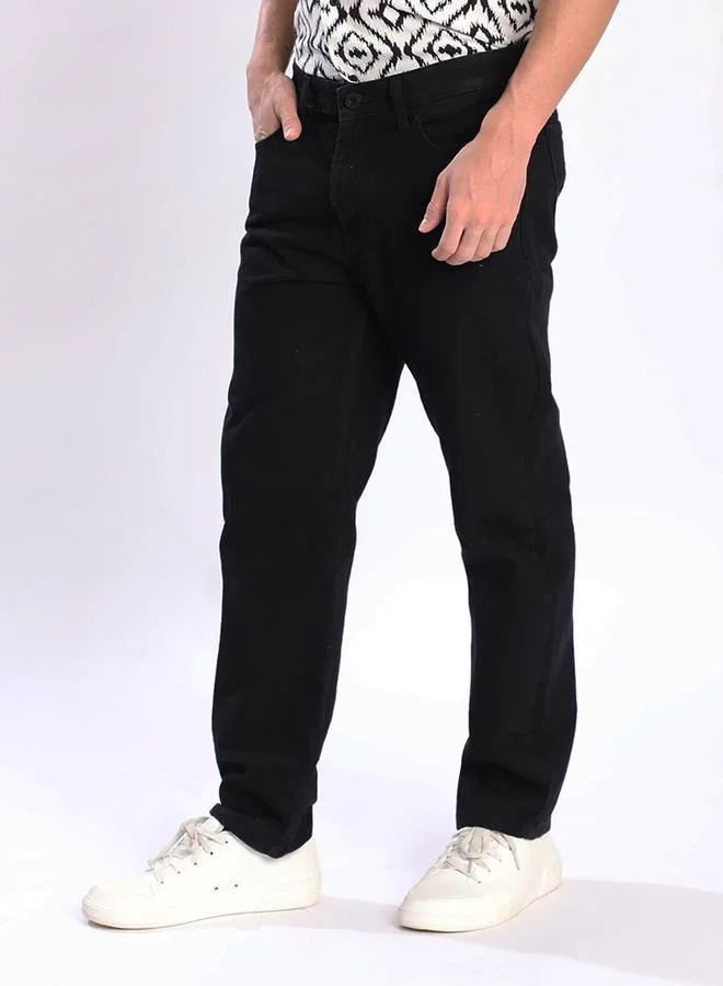 Styli Men Black Relaxed Fit Jeans By Bene Kleed