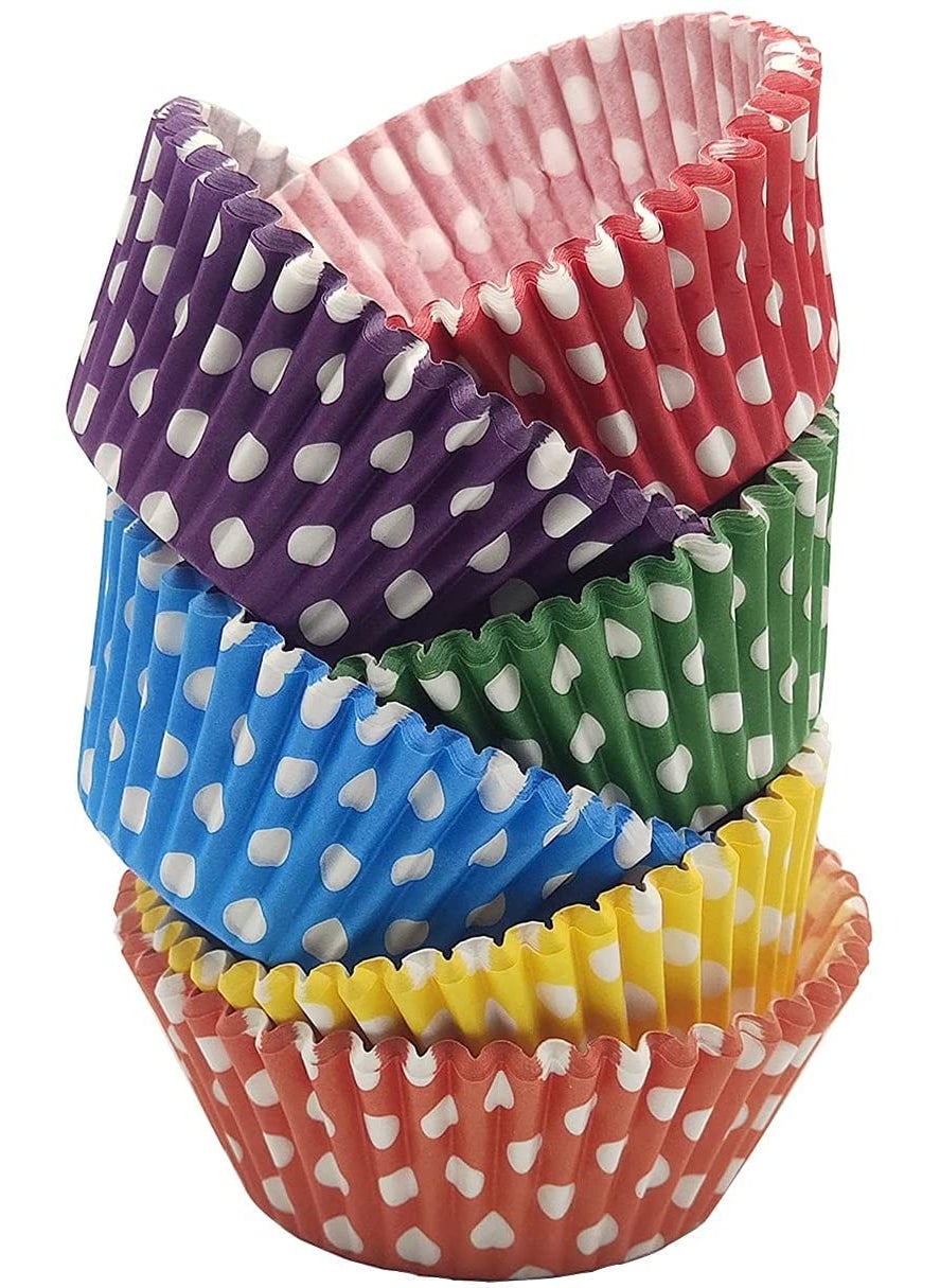 Glamifirsto Glamifirsto Multi Muffin Liners Cupcake Liner Baking Cup 100pcs Greaseproof Muffin Liners Holiday Cupcake Wrapper Paper  - Image 1