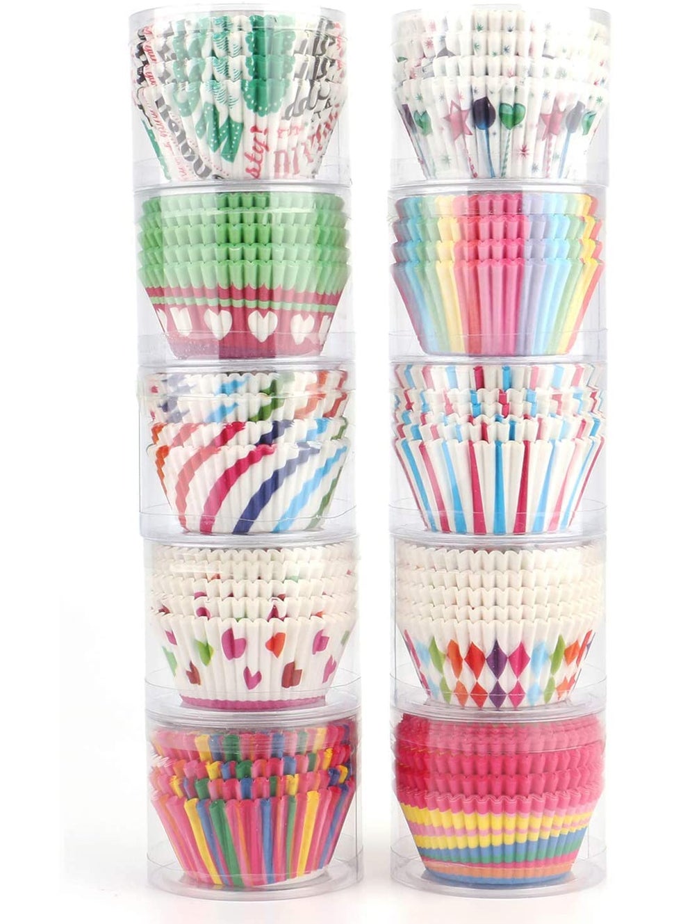 Glamifirsto Glamifirsto Multi Muffin Liners Cupcake Liner Baking Cup 100pcs Greaseproof Muffin Liners Holiday Cupcake Wrapper Paper  - Image 5