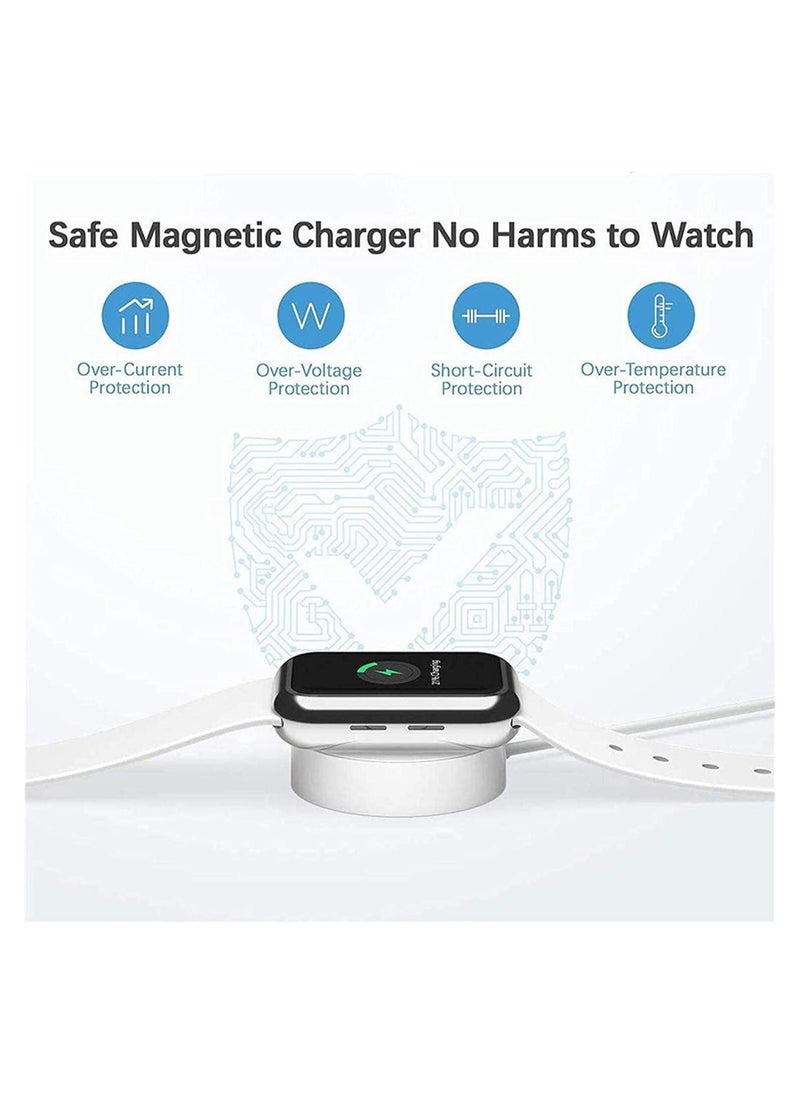 iWatch Charger Wireless Smart Watch Magnetic Charging Cable, [MFi Certified] Wireless Charging Pad Cord For Apple Watch Series 6/SE/5/4/3/2/1 - Image 2