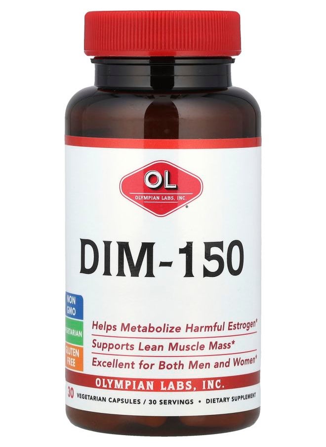 Olympian Labs DIM-150 30 Vegetarian Capsules (150 mg per Capsule)  - Image 1