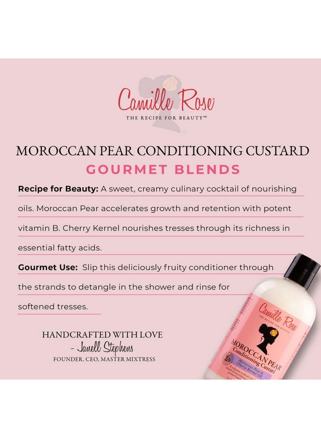 Camille Rose Moroccan Pear Hair Conditioner, to Nourish Soften Restore and Moisturize, for All Hair Types, 12 oz - Image 3