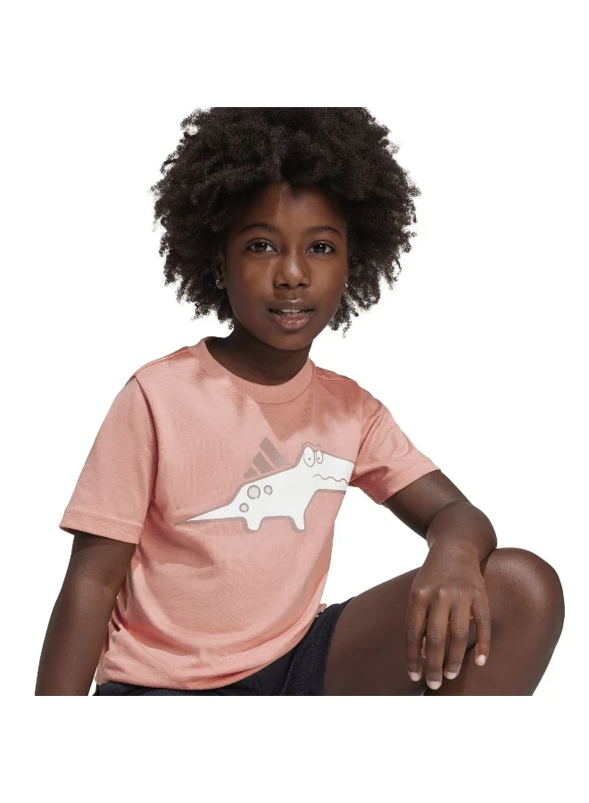 Adidas little kids adiraptor unisex graphic t-shirt