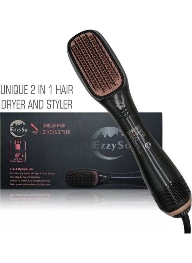 Hair Styling Brush Dryer Combs Black 43.5x21x8.5cm - Image 1