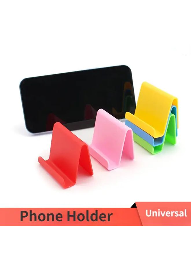 Random Color Adjustable Phone and Tablet Stand Portable Desktop Holder with Heavy Duty Tilt Support for Smartphones iPads Kindle E Readers Devices - Image 2