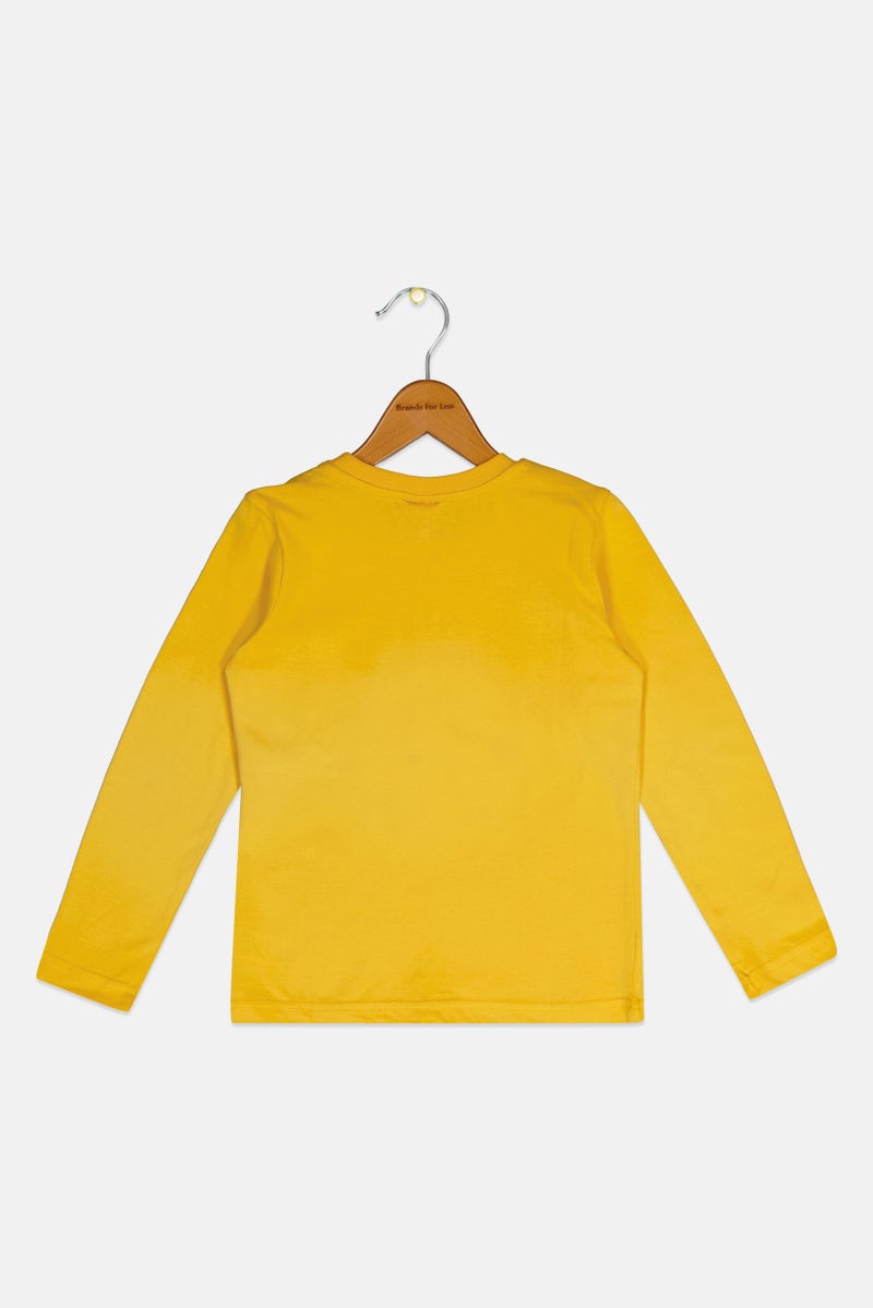 Hamleys Toddlers Boy Crew Neck Short Sleeve Graphic Print T-Shirt, Yellow - Image 2