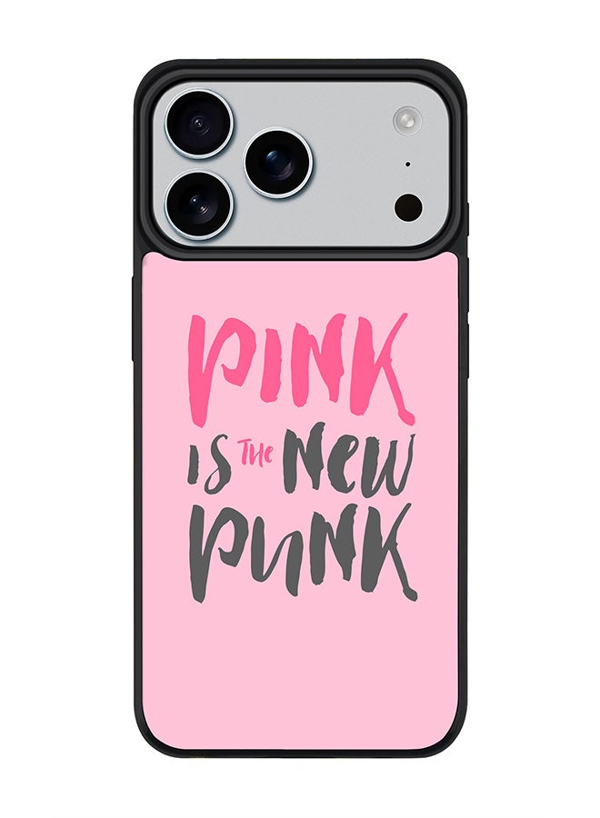 Stylizedd iPhone 17 Pro Max Case, [Compatible with MagSafe] Slim Magnetic cover Phone Case iPhone 17 Pro Max -Pink is the new punk - Image 1