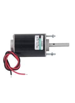 Thoraya DC 24V Permanent Magnet DC Motor 30W 3420 High Speed Permanent Magnet DC Motor CW CCW Low Noise 7000RPM Black  - Image 5