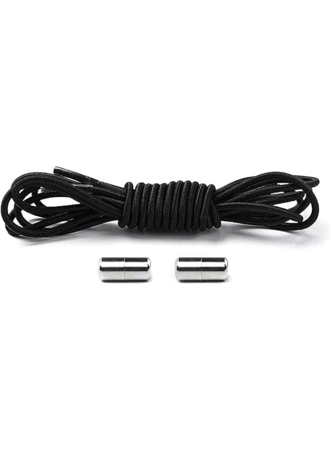 A set of no-tie elastic shoelaces, quick-release elastic laces, stretch shoelaces suitable for trainers with a lace-up closure, no-tie stretch laces suitable for most types of shoes, pair - Image 1