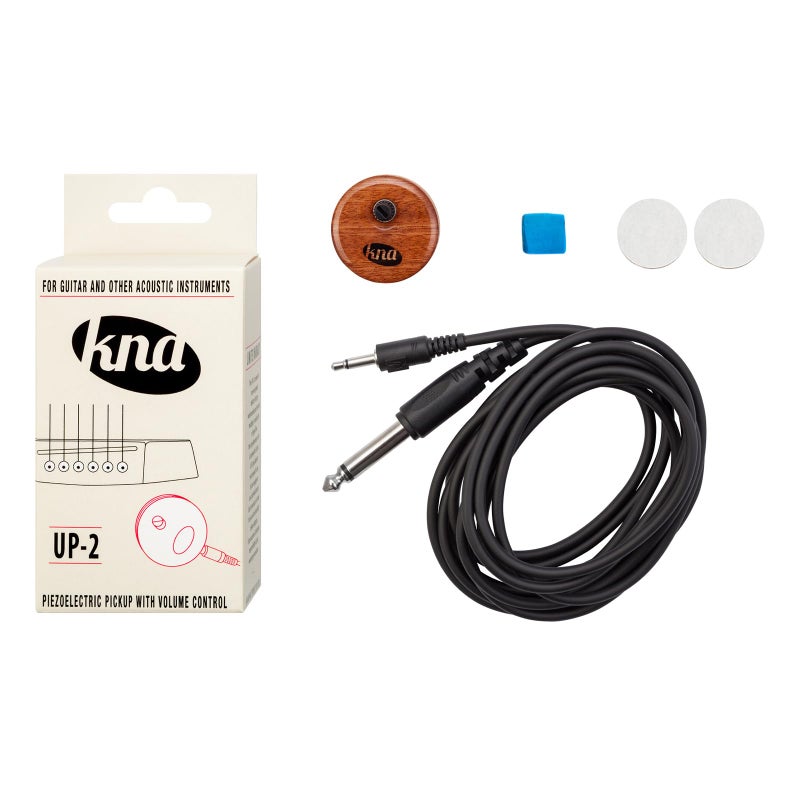 KNA UP-2 Universal Stick-On Piezo Pickup â€“ Natural Acoustic Tone for Guitar, Uke, Drums, Percussion, Volume Control, No-Battery, No-Mod Installation, Compatible with Nearly All Acoustic Instruments - Image 5