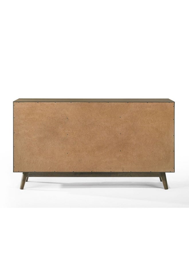 DANUBE HOME - Rampver Dining Sideboard - Night Wenge / Grey - Image 1