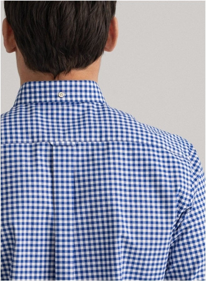 GANT Regular Fit Gingham Broadcloth Shirt - Image 3